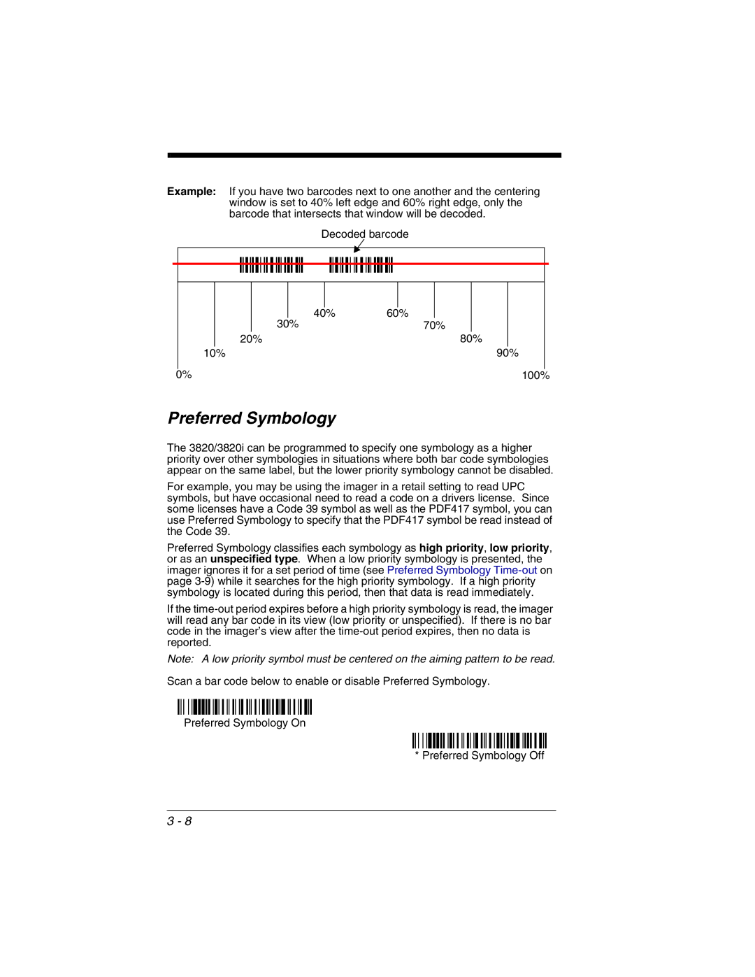 Honeywell 2020 manual Preferred Symbology 