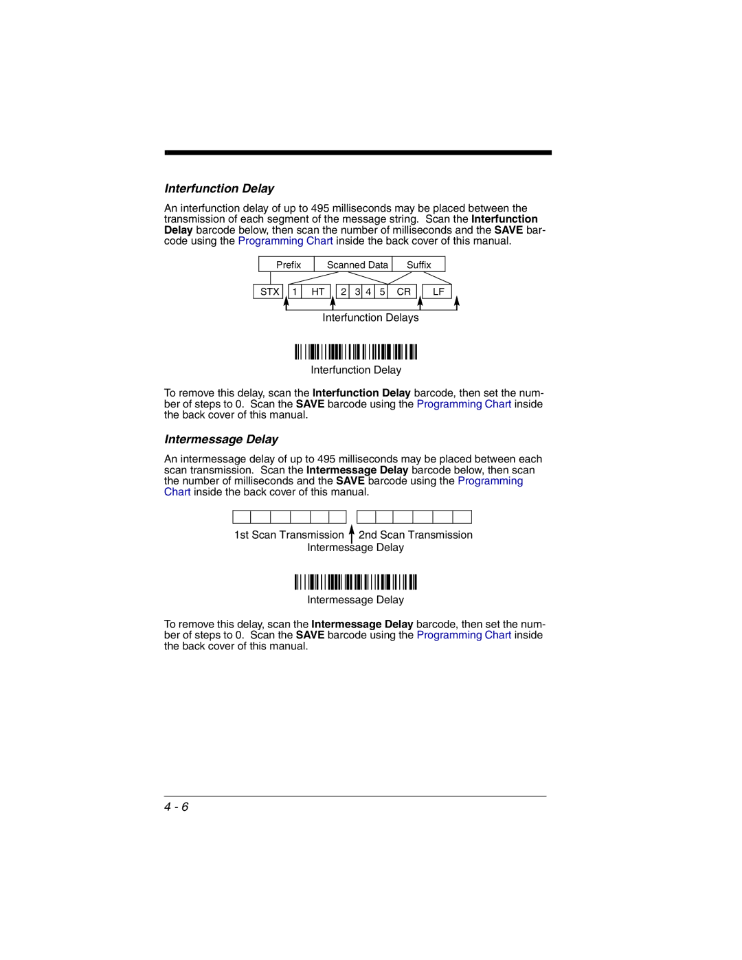 Honeywell 2020 manual Interfunction Delay, Intermessage Delay 