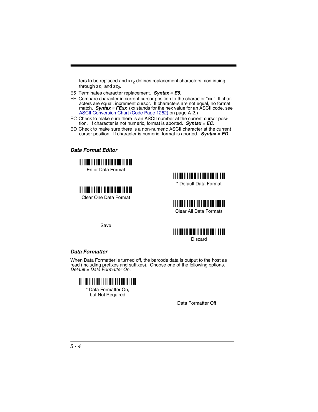 Honeywell 2020 manual Data Format Editor, Data Formatter 