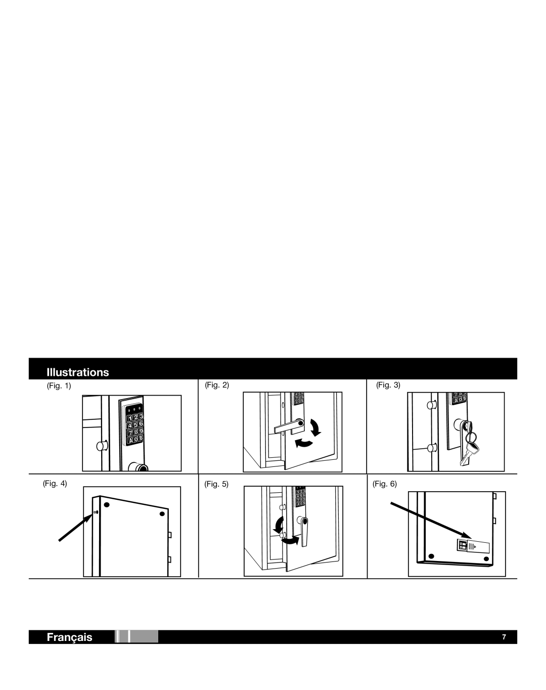 Honeywell 2077D manual Illustrations Français 