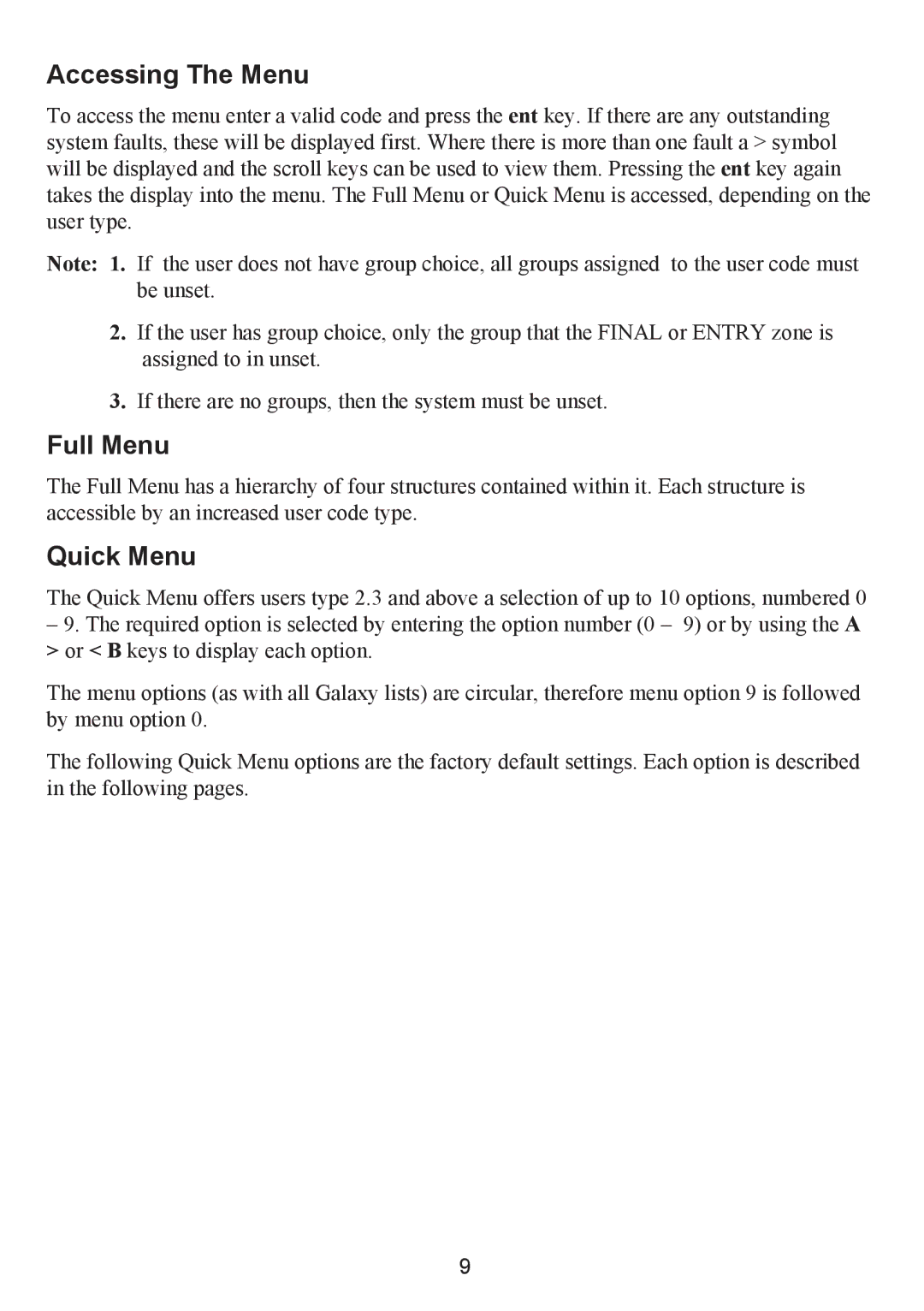 Honeywell 3-48C, 3-520C, 3-144C manual Accessing The Menu 