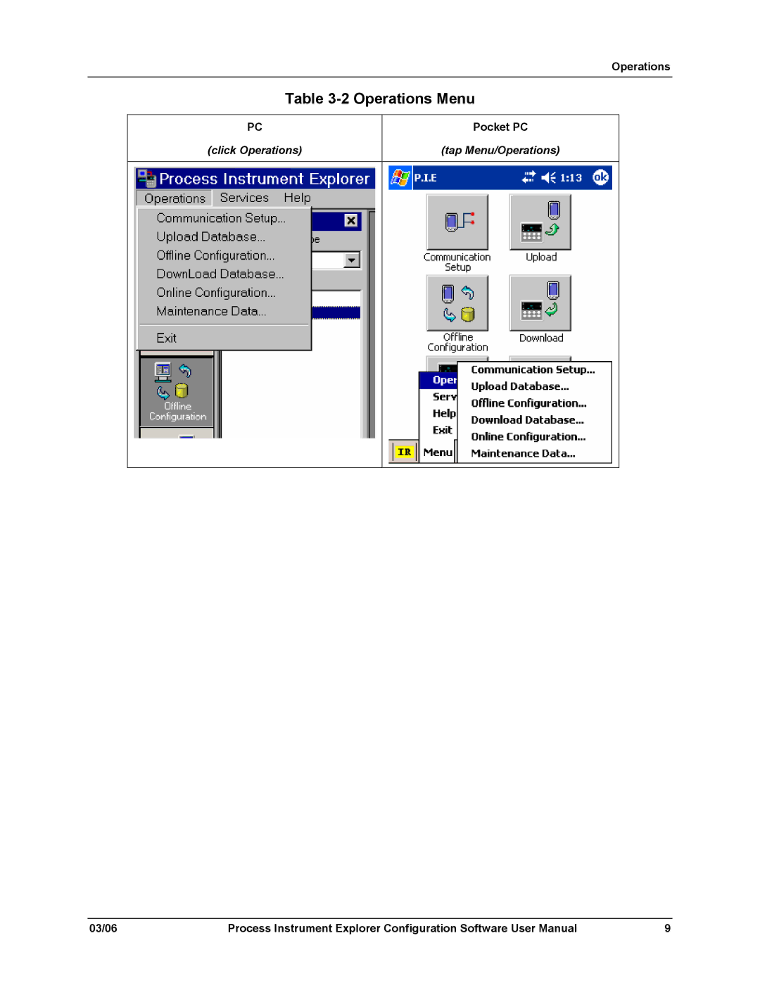 Honeywell 51-52-25-131 user manual Operations Menu 