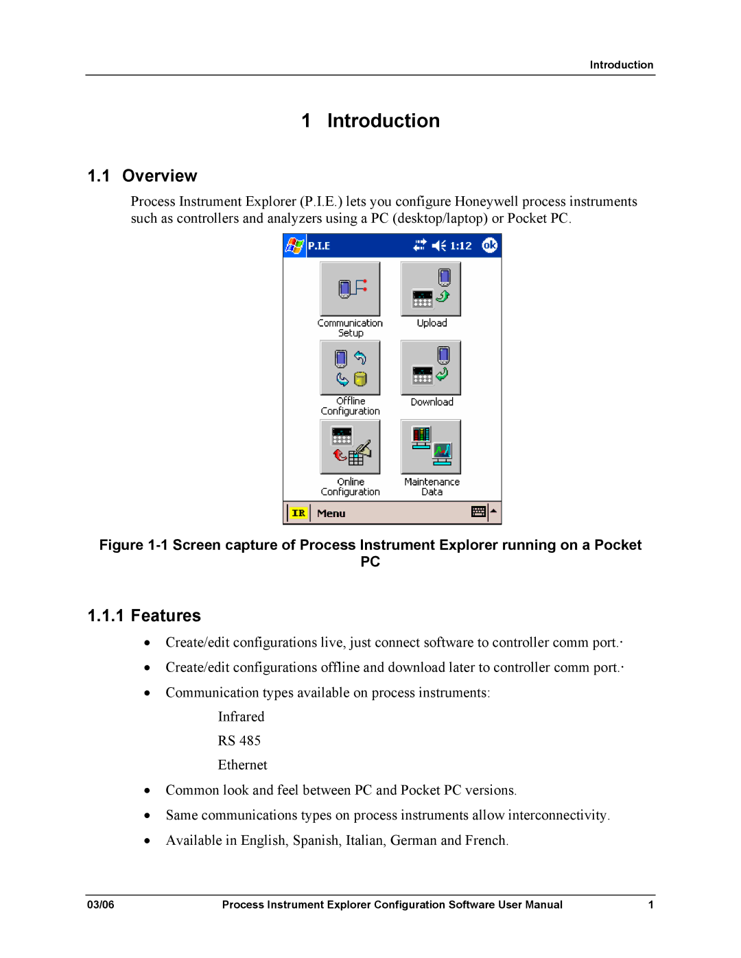 Honeywell 51-52-25-131 user manual Introduction, Overview, Features 