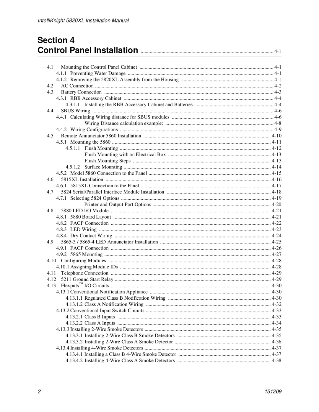 Honeywell manual IntelliKnight 5820XL Installation Manual 