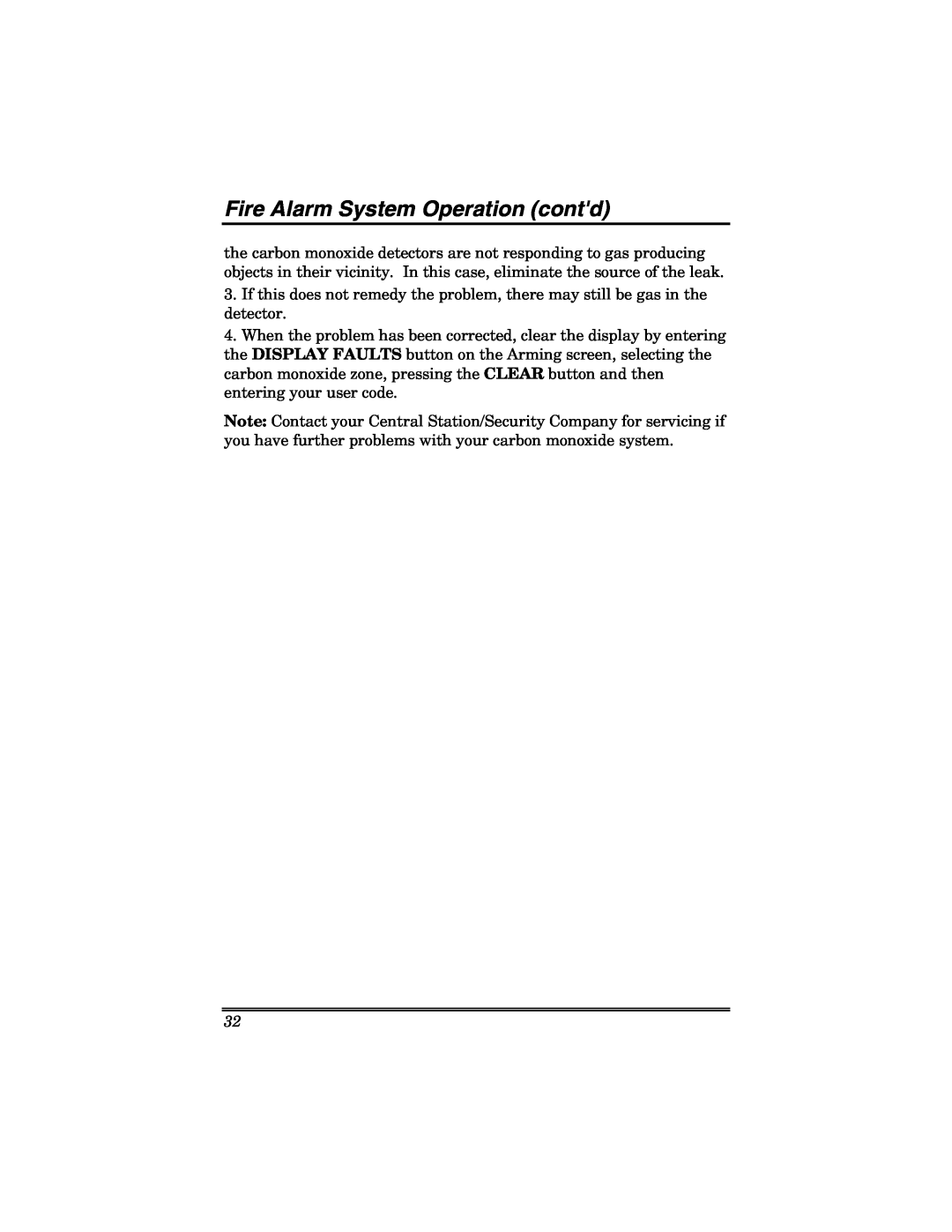 Honeywell 6271 manual Fire Alarm System Operation contd 