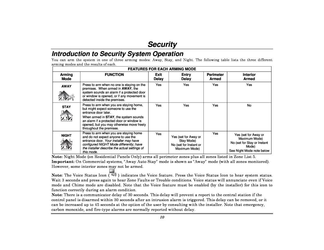 Honeywell 800-08091V3 manual Introduction to Security System Operation 