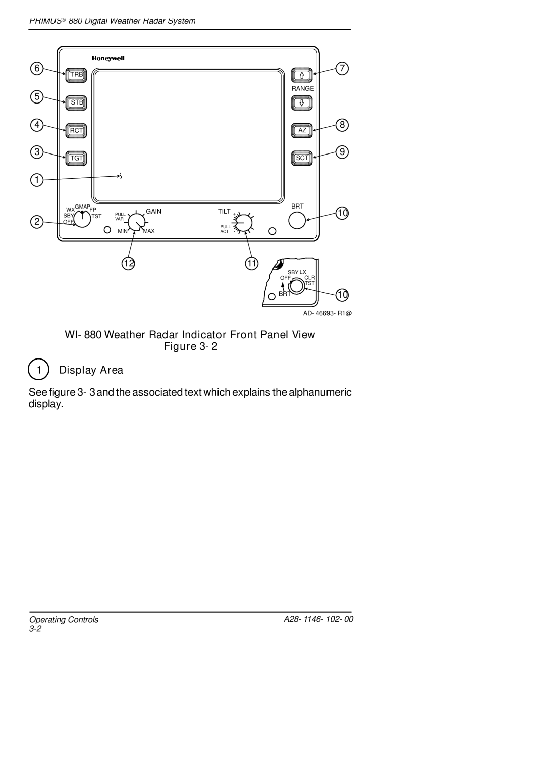 Honeywell 880 manual Range 