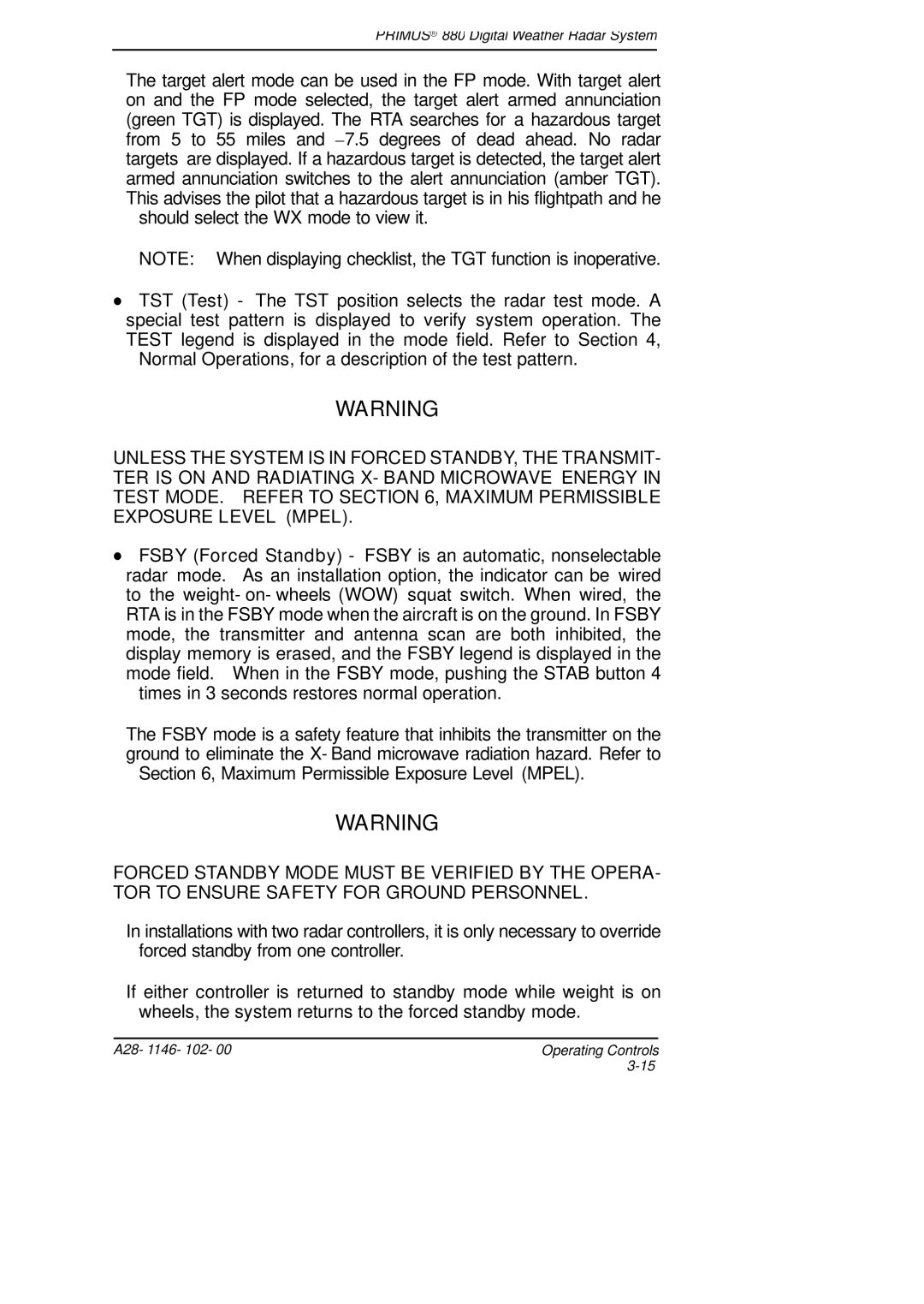 Honeywell 880 manual Maximum Permissible Exposure Level Mpel 