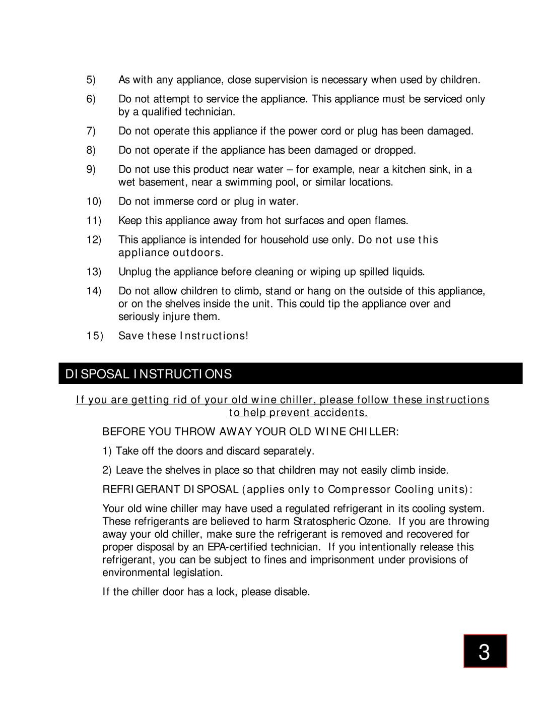 Honeywell 88065 important safety instructions Disposal Instructions 