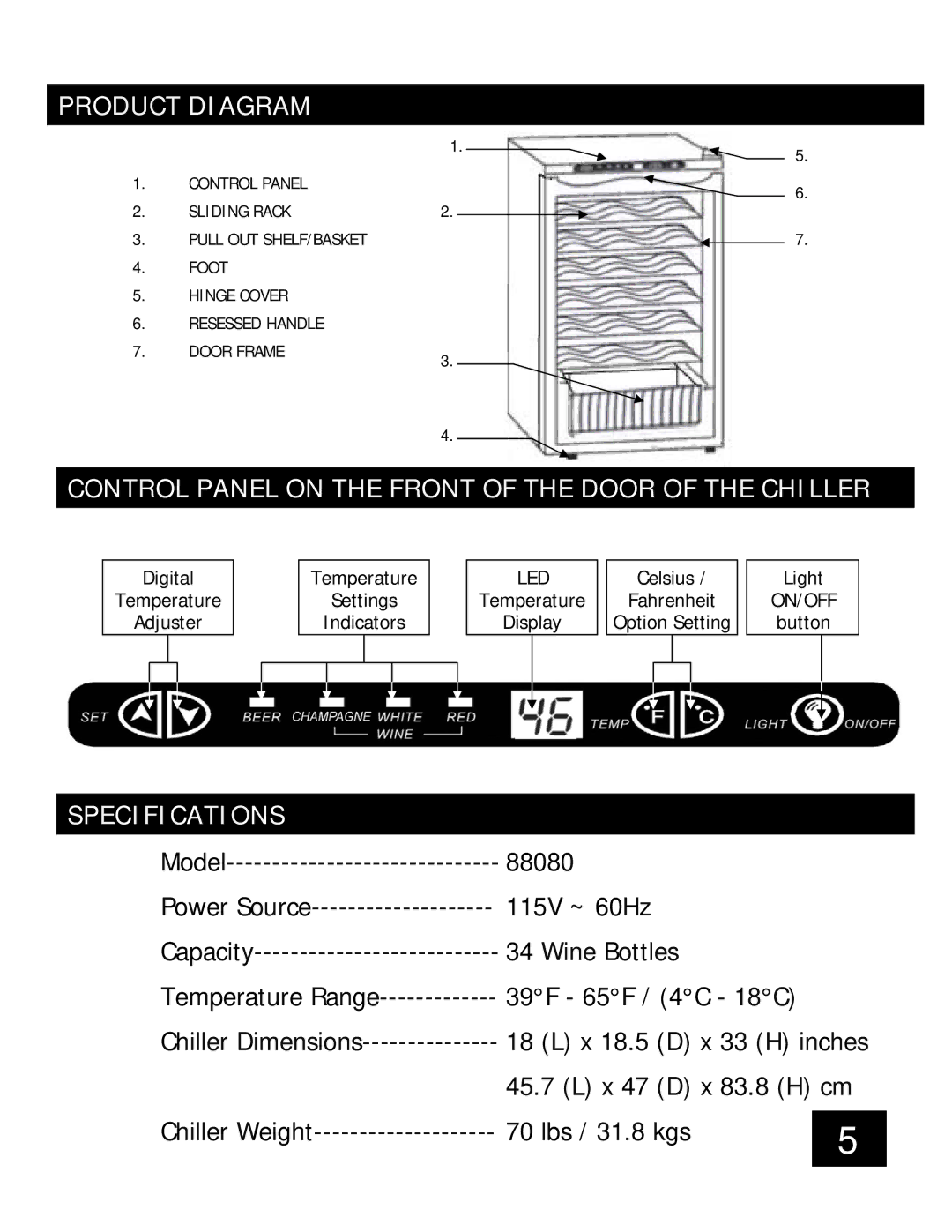 Honeywell 88080 important safety instructions Product Diagram 