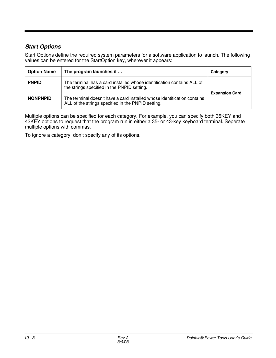 Honeywell 9900 manual Pnpid 