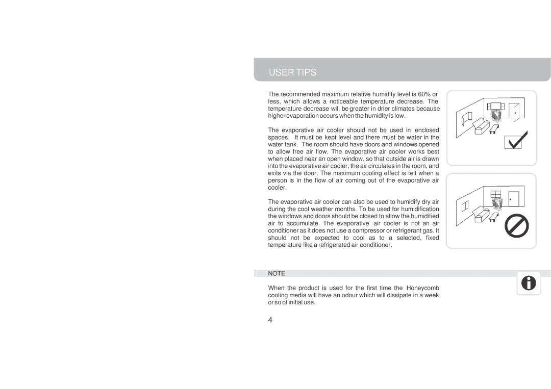 Honeywell CL60PM owner manual User Tips 