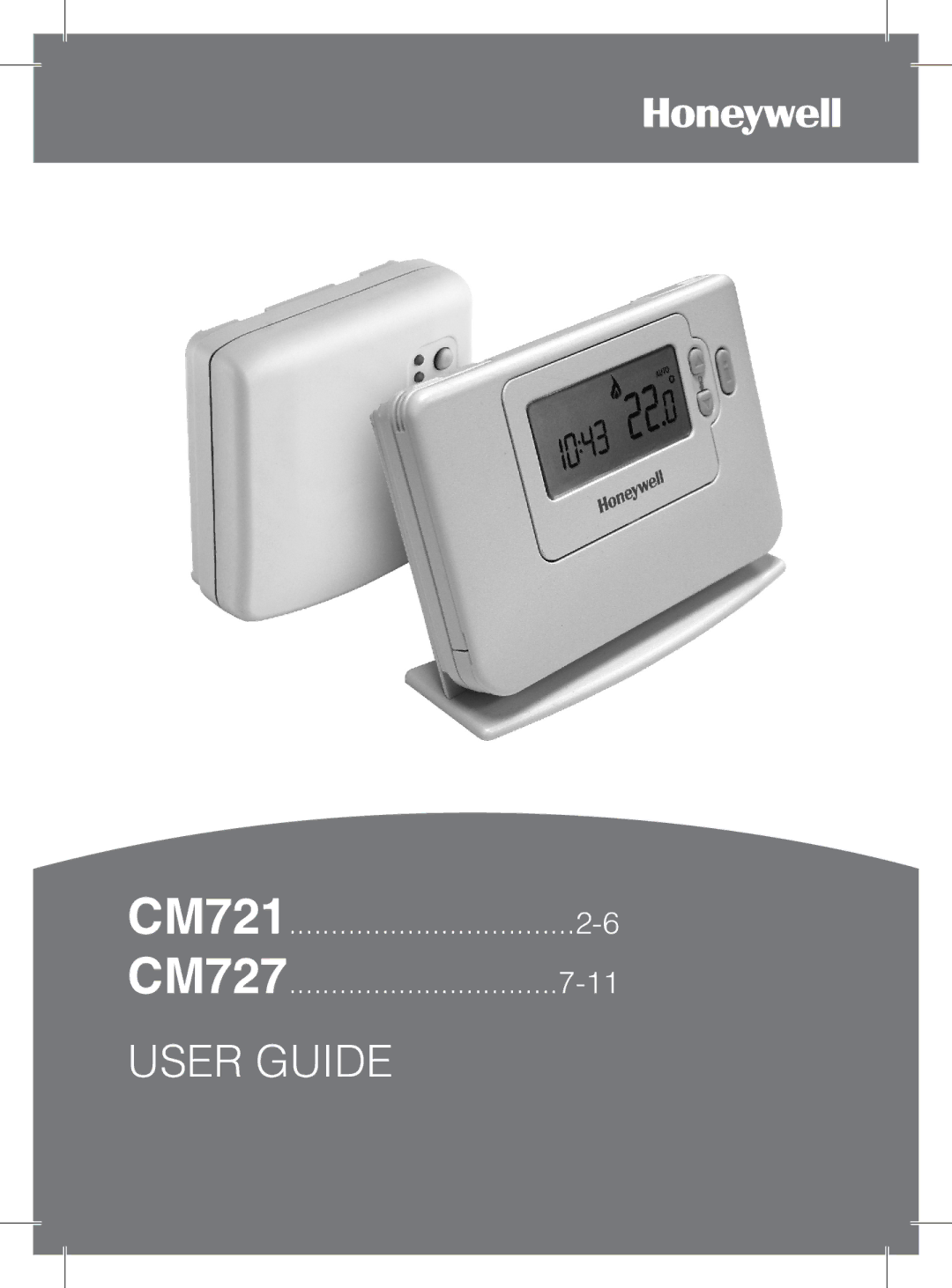 Honeywell manual CM721 CM727 