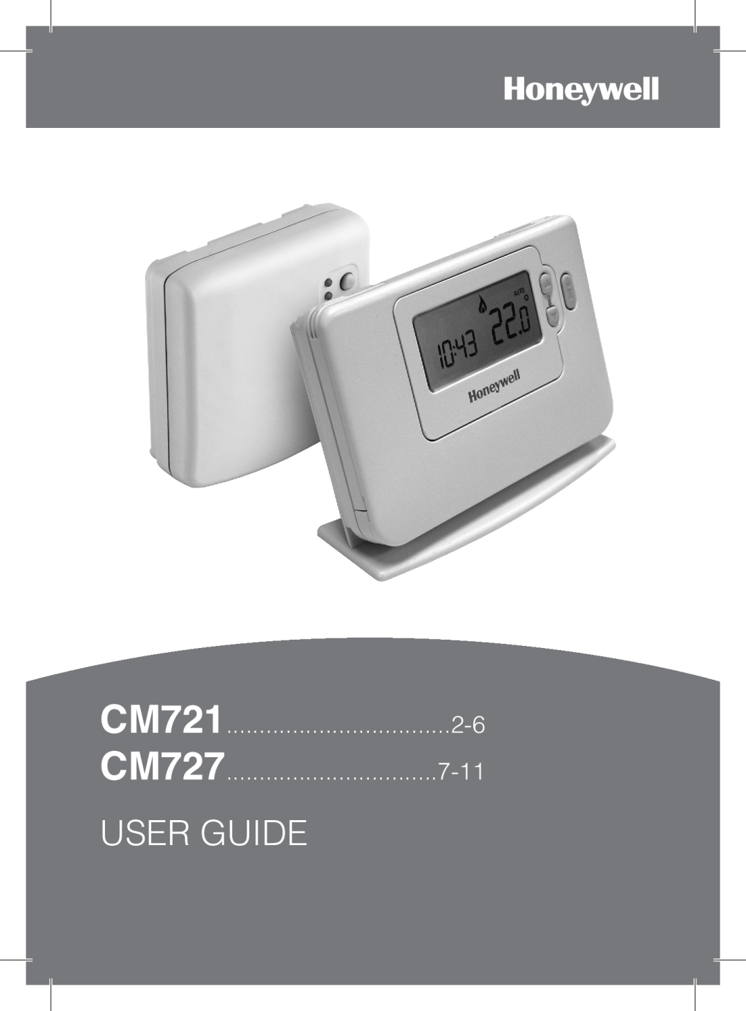 Honeywell CM721 manual CM727, User Guide, 7-11 