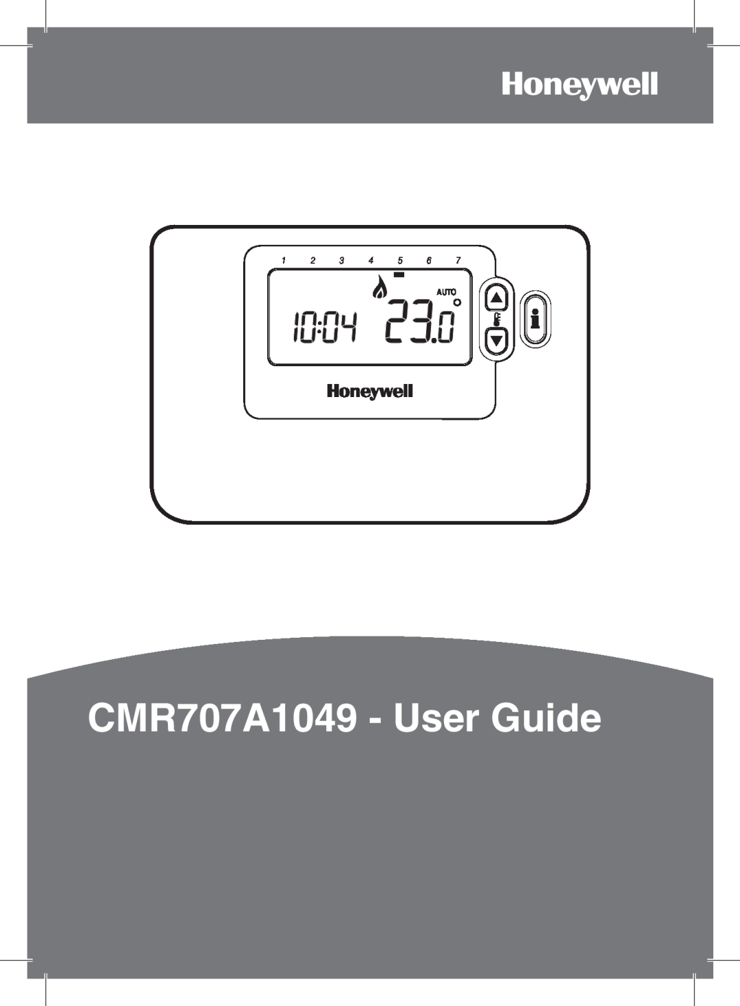 Honeywell manual CMR707A1049 - User Guide, Offmanauto 
