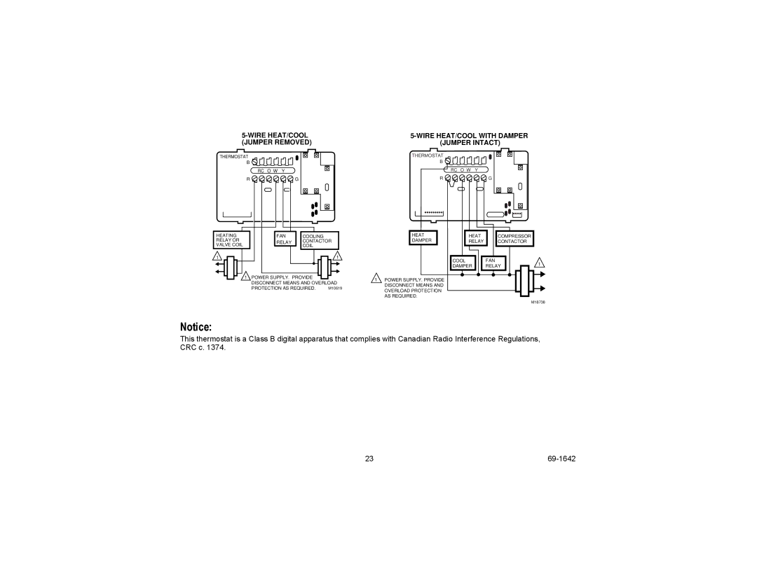 Honeywell CT3697, CT3600 manual Wire HEAT/COOL 