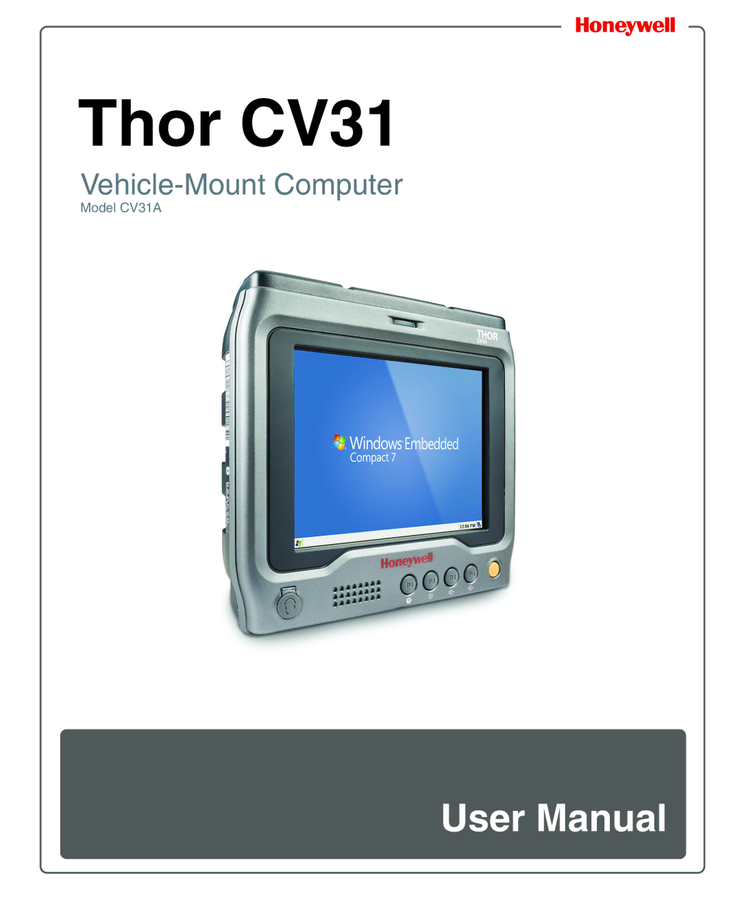 Honeywell user manual Thor CV31 