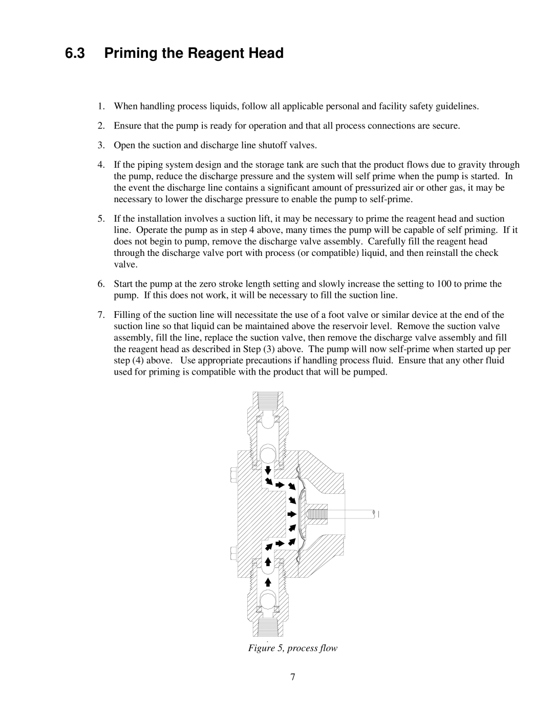 Honeywell DC6, DC2, DC3, DC4, DC5 manual Priming the Reagent Head, Process flow 