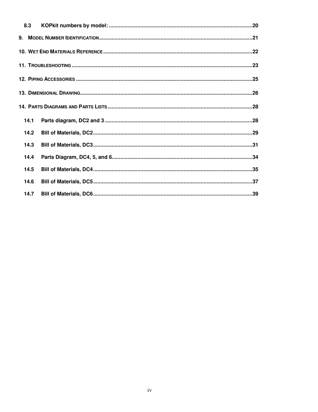 Honeywell DC5, DC2, DC6, DC3, DC4 manual 14.1 