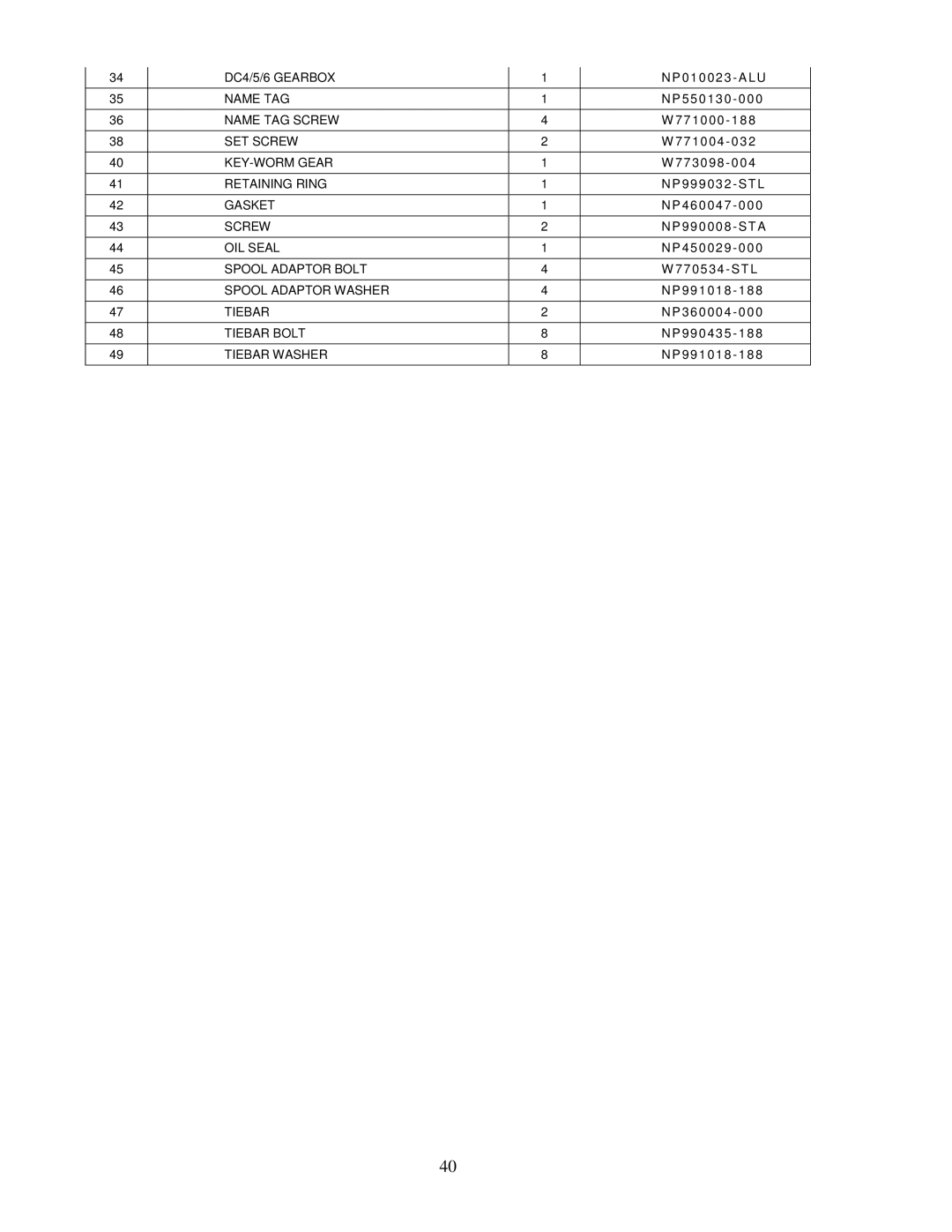 Honeywell DC5, DC2, DC6, DC3 manual DC4/5/6 Gearbox 