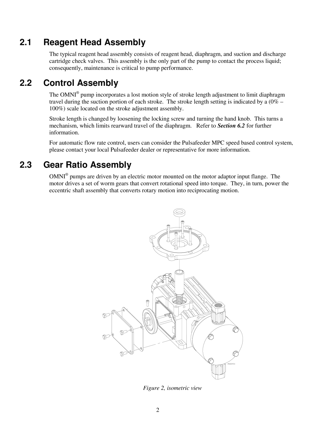 Honeywell DC6, DC2, DC3, DC4, DC5 manual Reagent Head Assembly, Control Assembly, Gear Ratio Assembly 