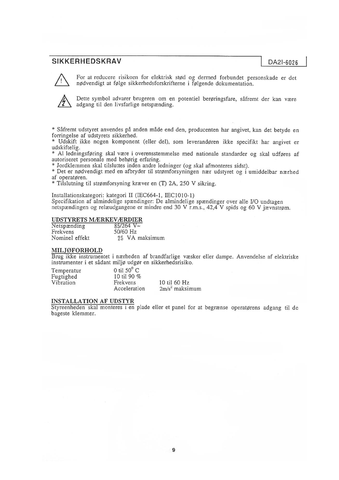 Honeywell DCP552 Mark II user manual 