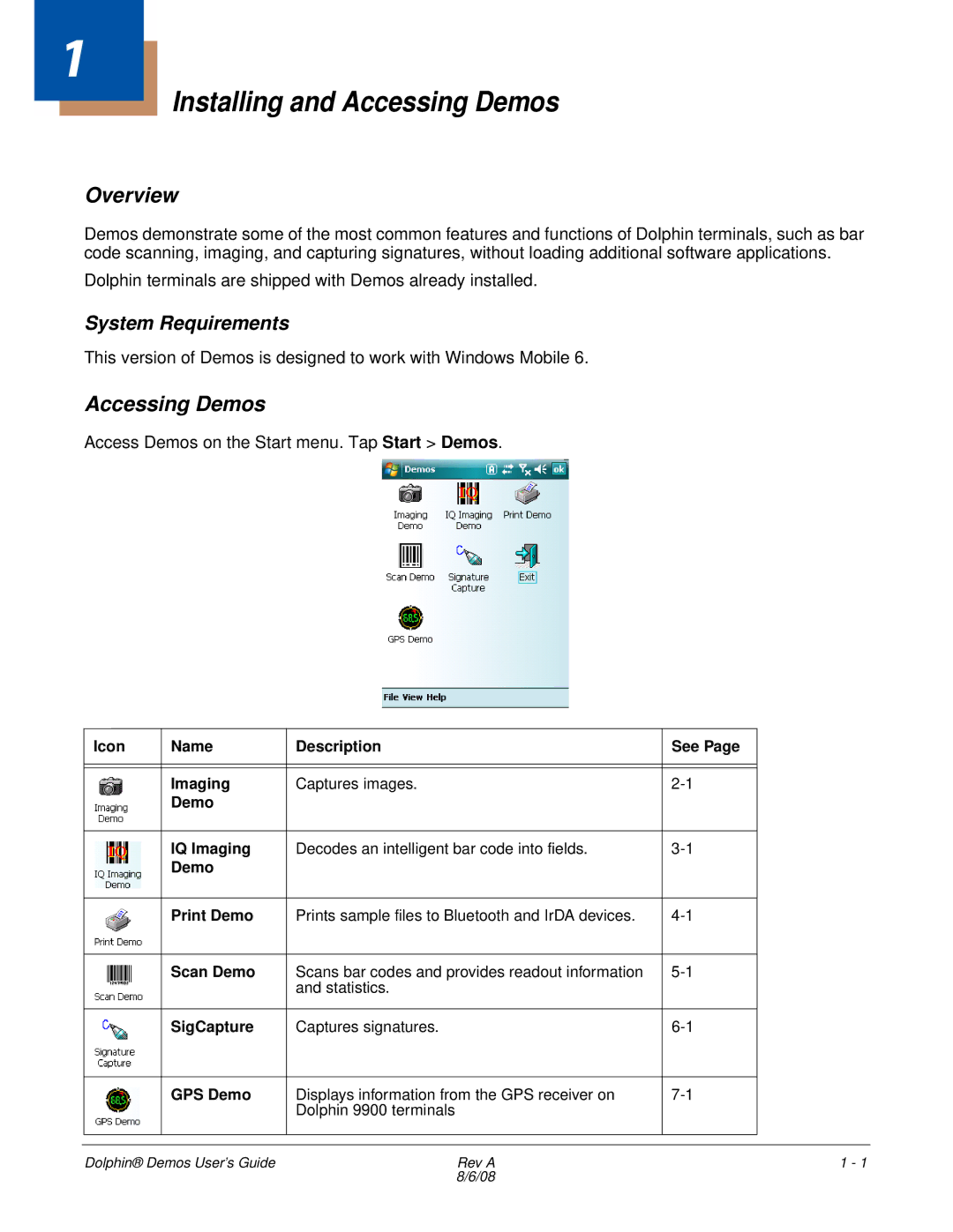 Honeywell manual Installing and Accessing Demos, Overview, System Requirements 