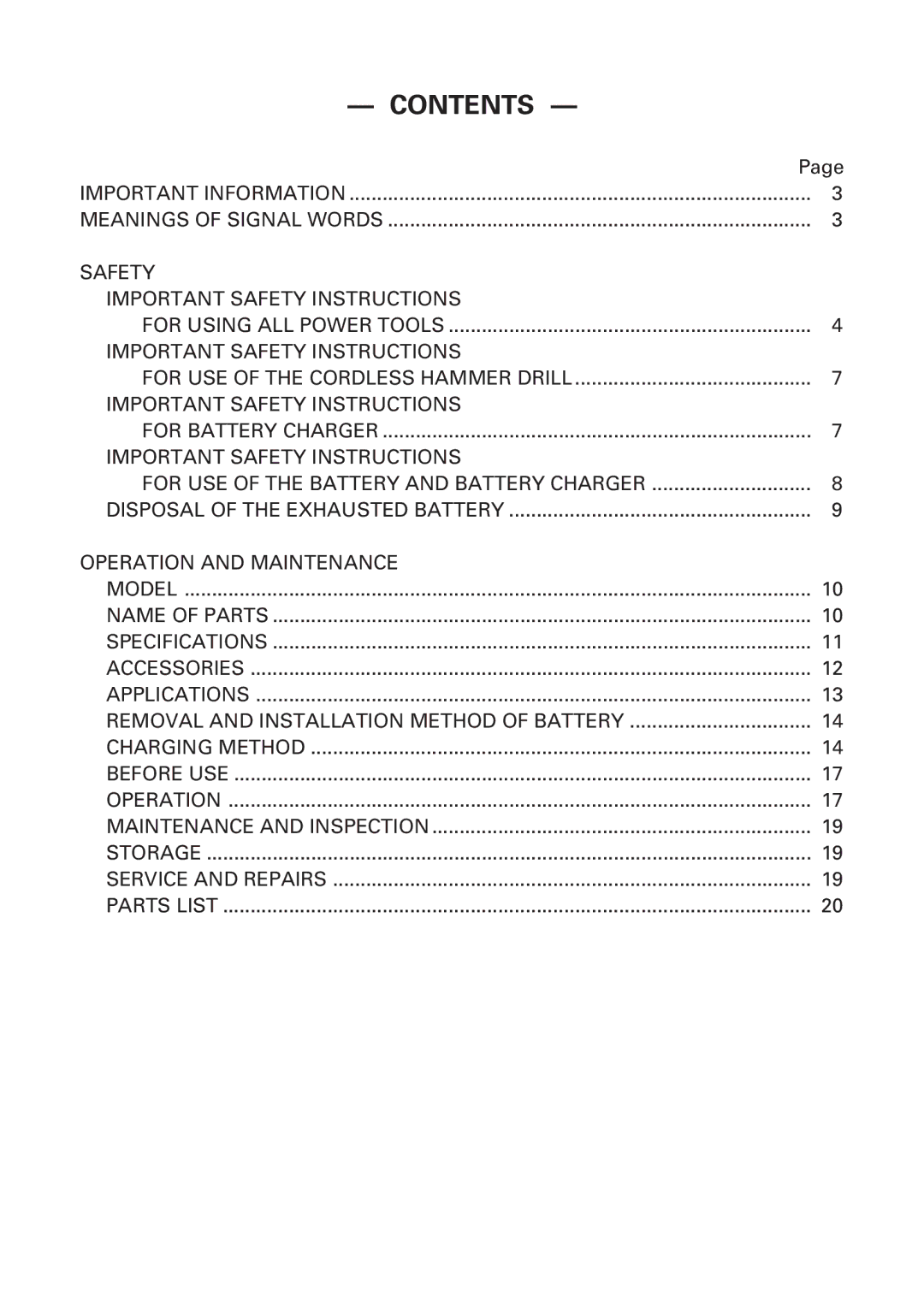 Honeywell DN 10DY instruction manual Contents 