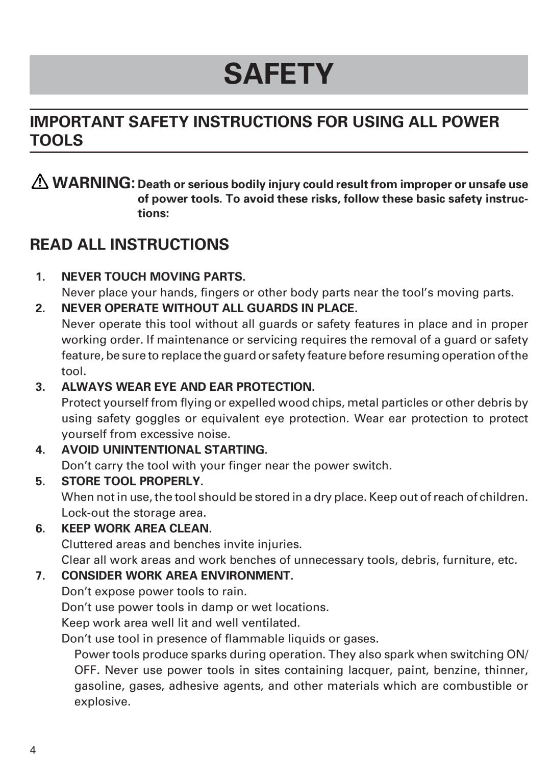 Honeywell DN 10DY instruction manual Safety 