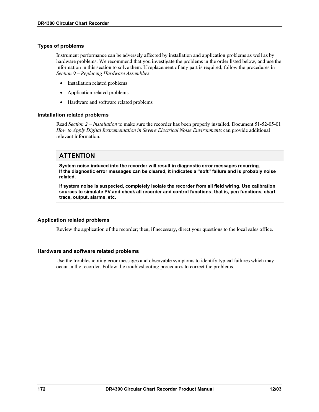 Honeywell DR4300 manual 172 