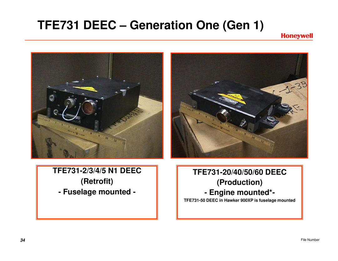 Honeywell EGPWS manual TFE731 Deec Generation One Gen 