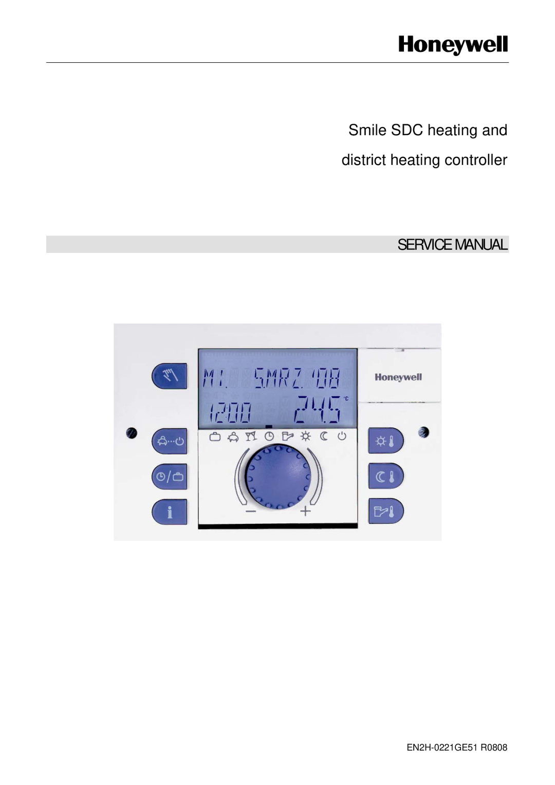 Honeywell EN2H-0221GE51 R0808 service manual Smile SDC heating and district heating controller 