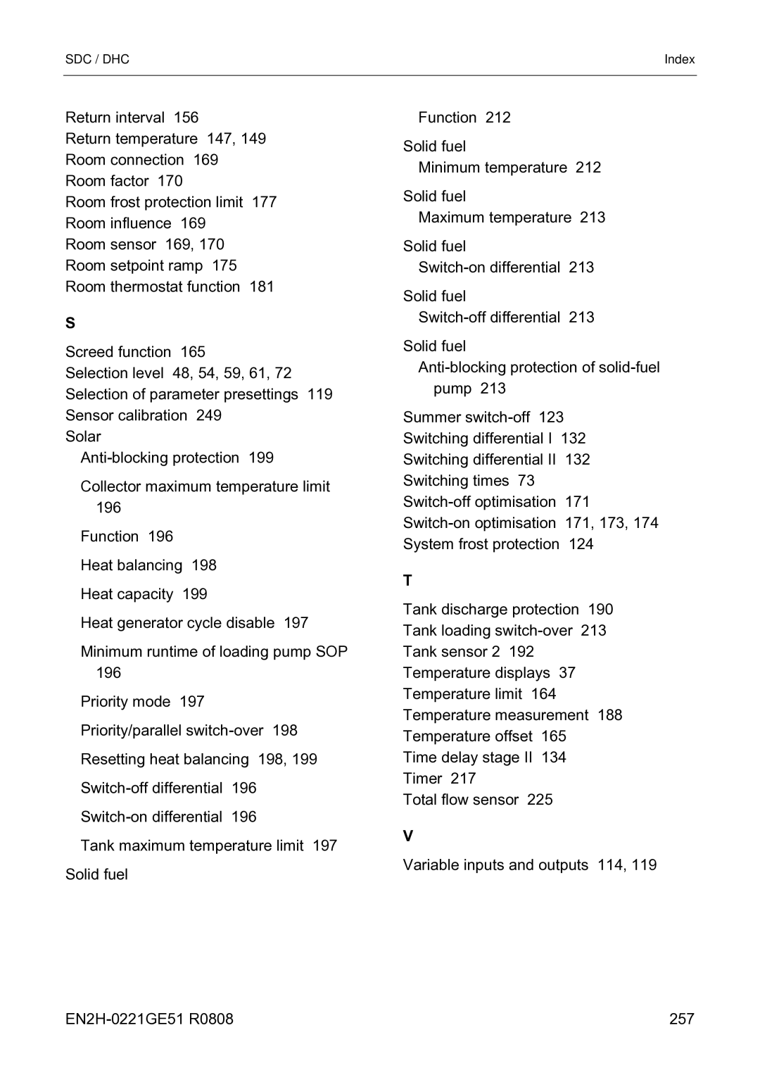 Honeywell EN2H-0221GE51 R0808 service manual Sdc / Dhc 