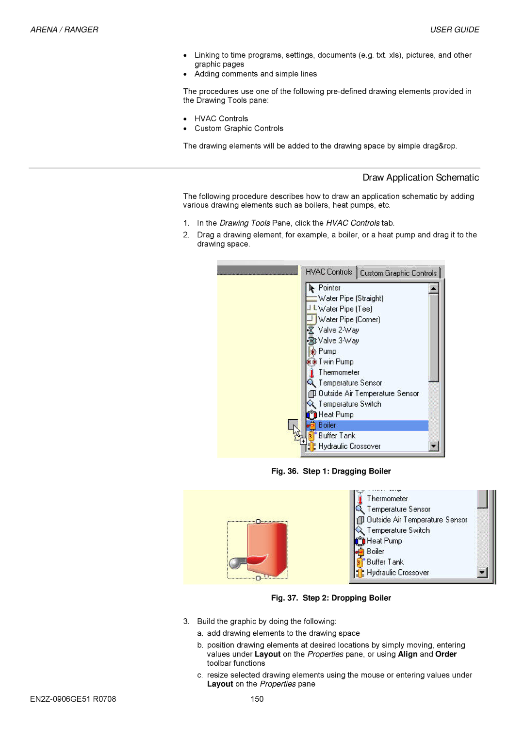 Honeywell EN2Z-0906GE51 R0708 manual Draw Application Schematic, Dragging Boiler 