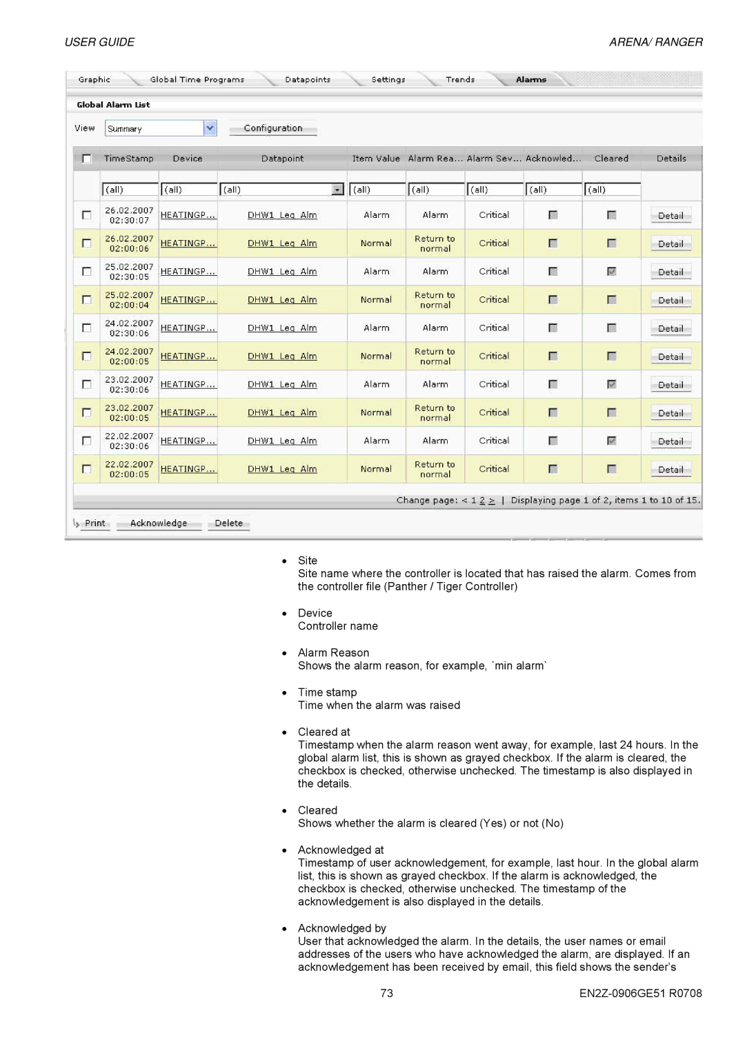 Honeywell EN2Z-0906GE51 R0708 manual User Guide 