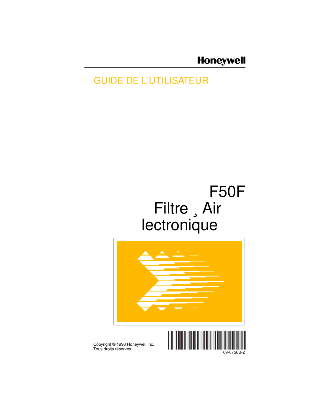 Honeywell F50F manual Filtre À Air Électronique 