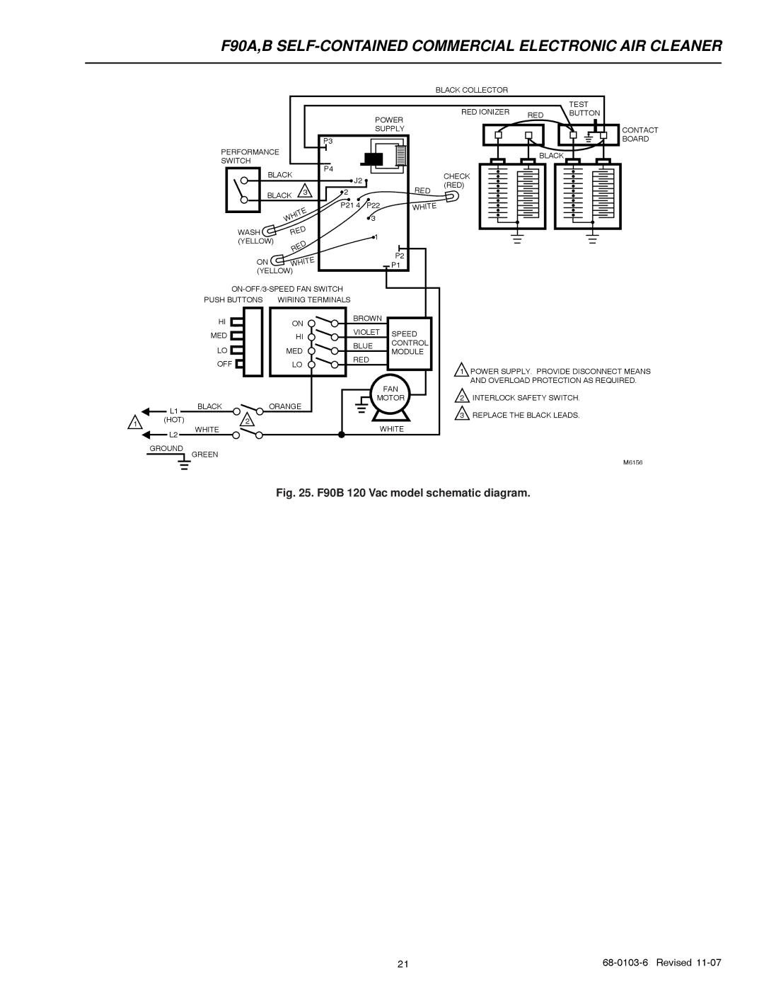 Honeywell F90A specifications F90B 120 Vac model schematic diagram 