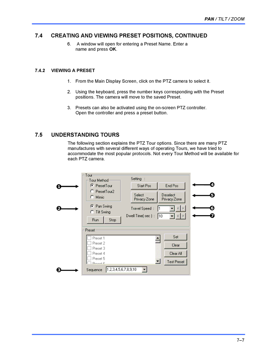 Honeywell FUSION user manual Understanding Tours, Viewing a Preset 