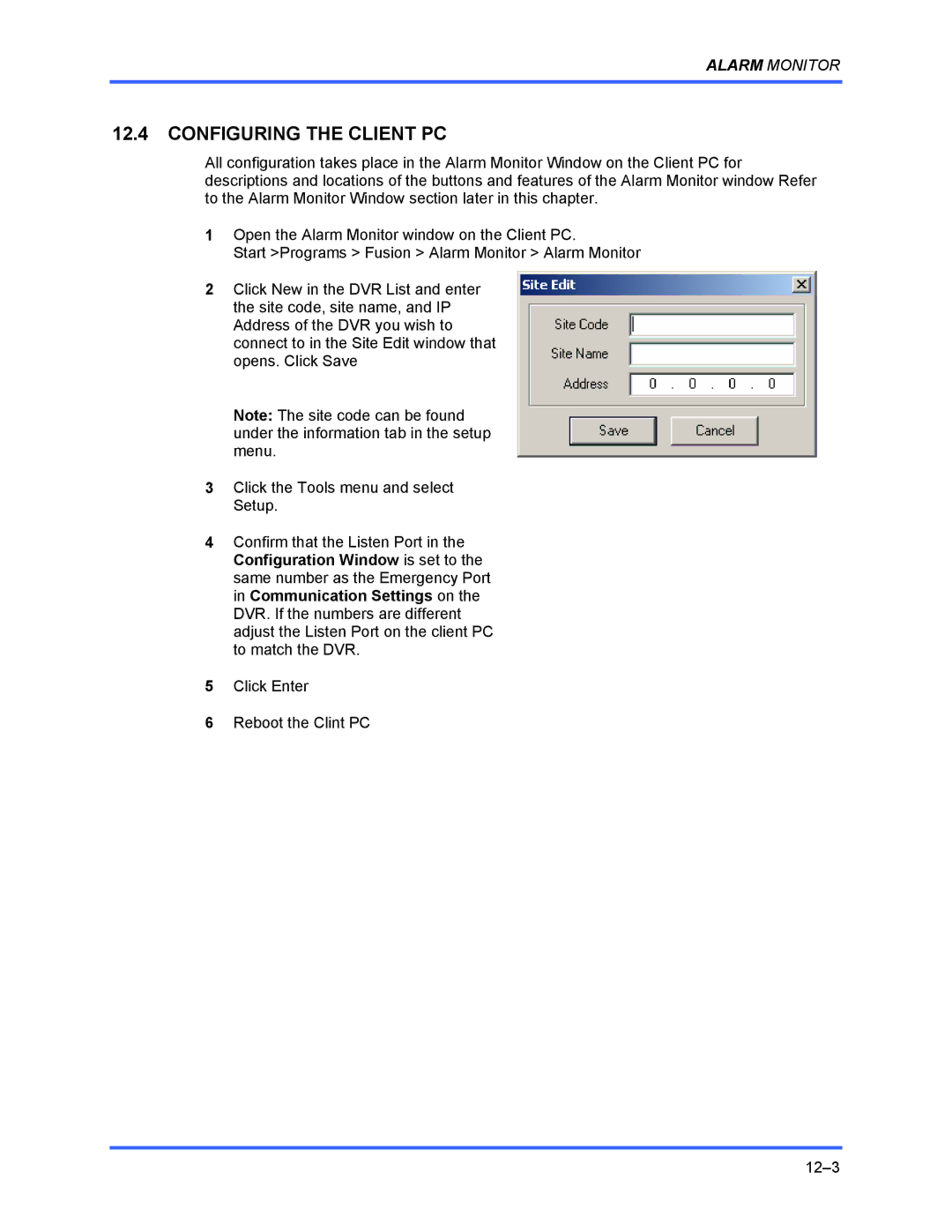 Honeywell FUSION user manual Configuring the Client PC 