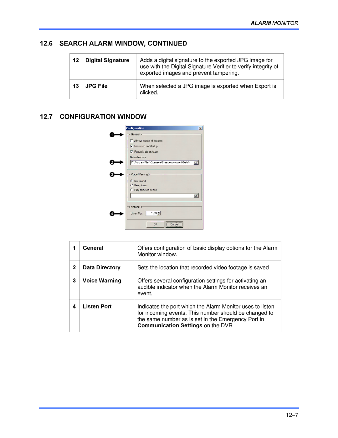 Honeywell FUSION user manual Configuration Window 