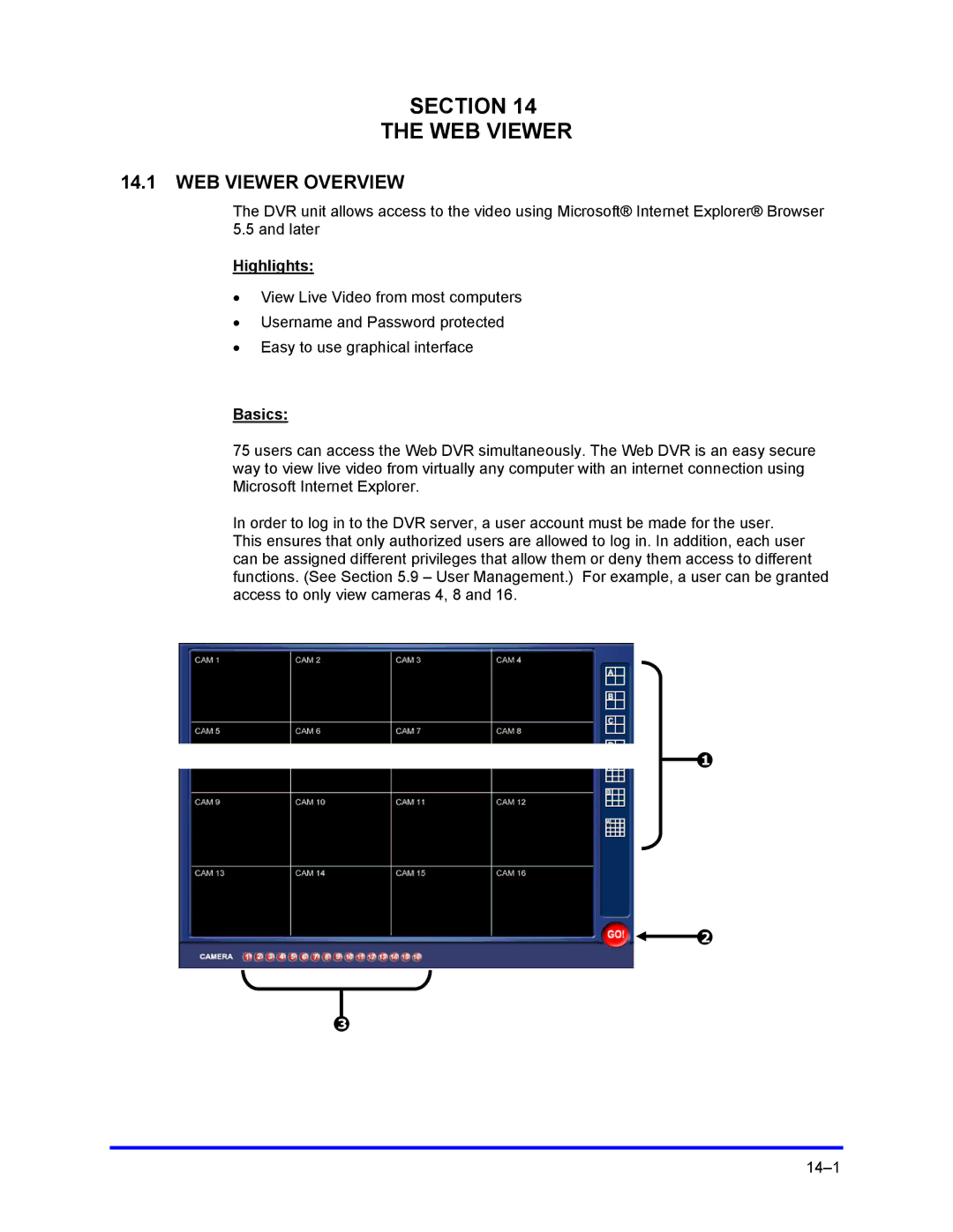 Honeywell FUSION user manual Section WEB Viewer, WEB Viewer Overview 