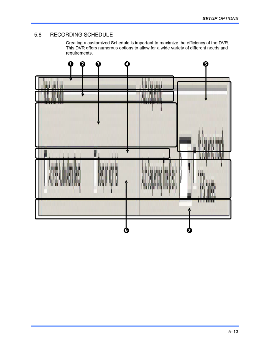 Honeywell FUSION user manual Recording Schedule 