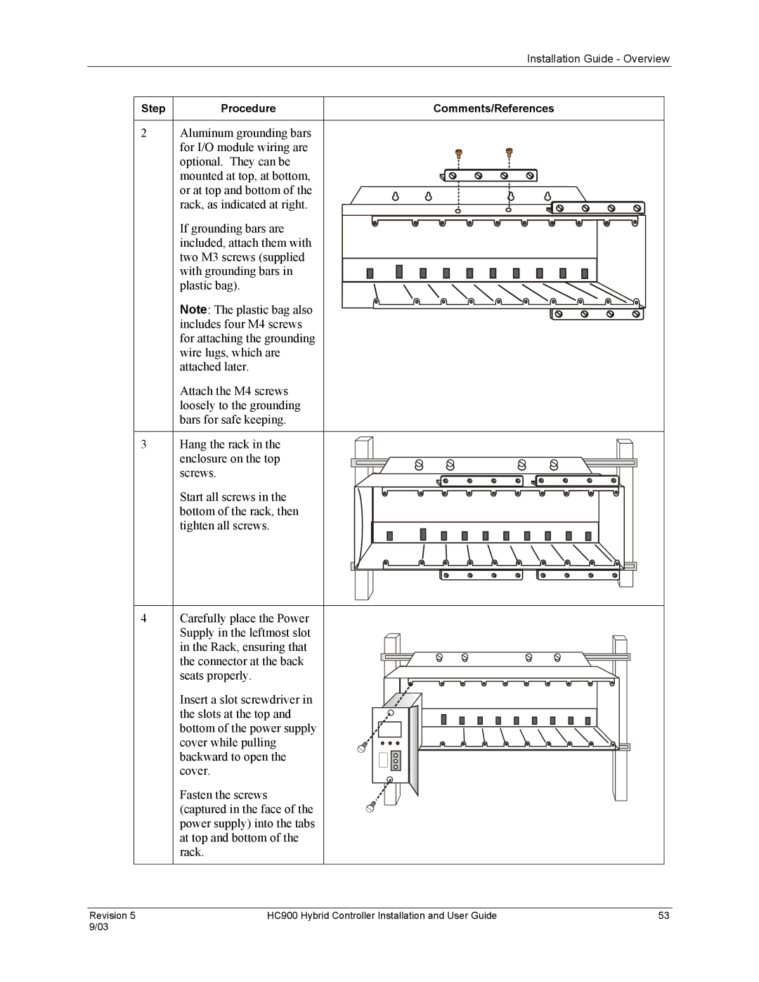 Honeywell HC900 manual Step Procedure Comments/References 