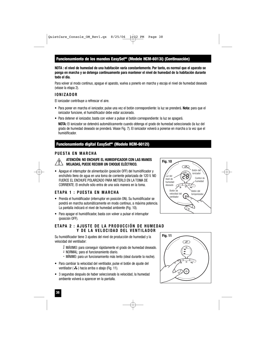 Honeywell HCM-6009 owner manual N I Z a D O R 