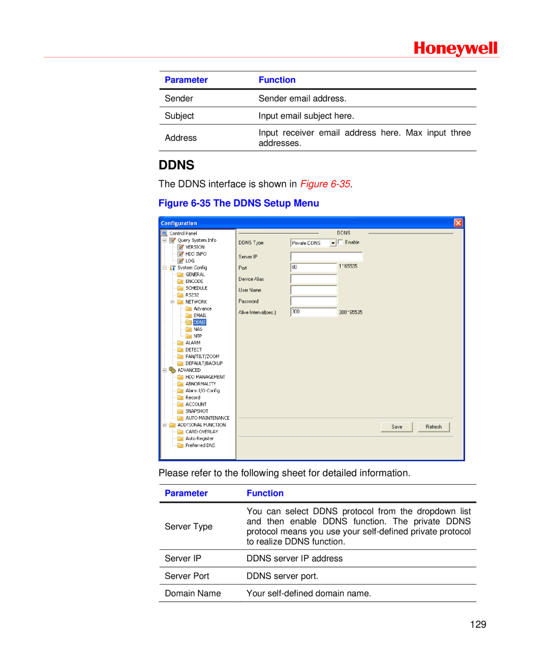 Honeywell HD-DVR-1016, HD-DVR-1004, HD-DVR-1008 user manual Ddns 