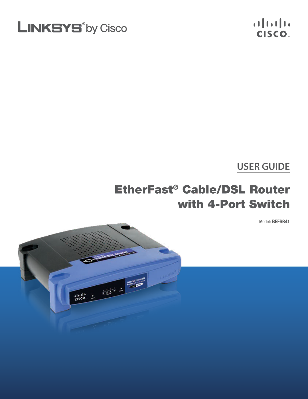 Honeywell HEMS II manual EtherFast Cable/DSL Router with 4-Port Switch 