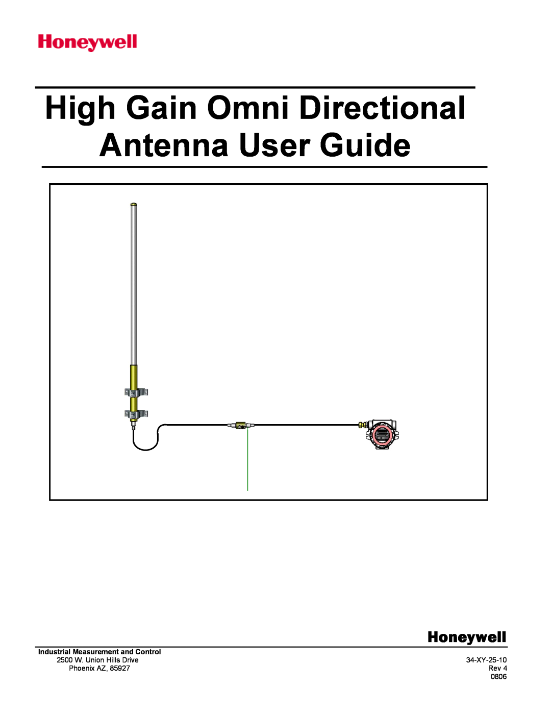 Honeywell manual Honeywell, High Gain Omni Directional Antenna User Guide, Industrial Measurement and Control 