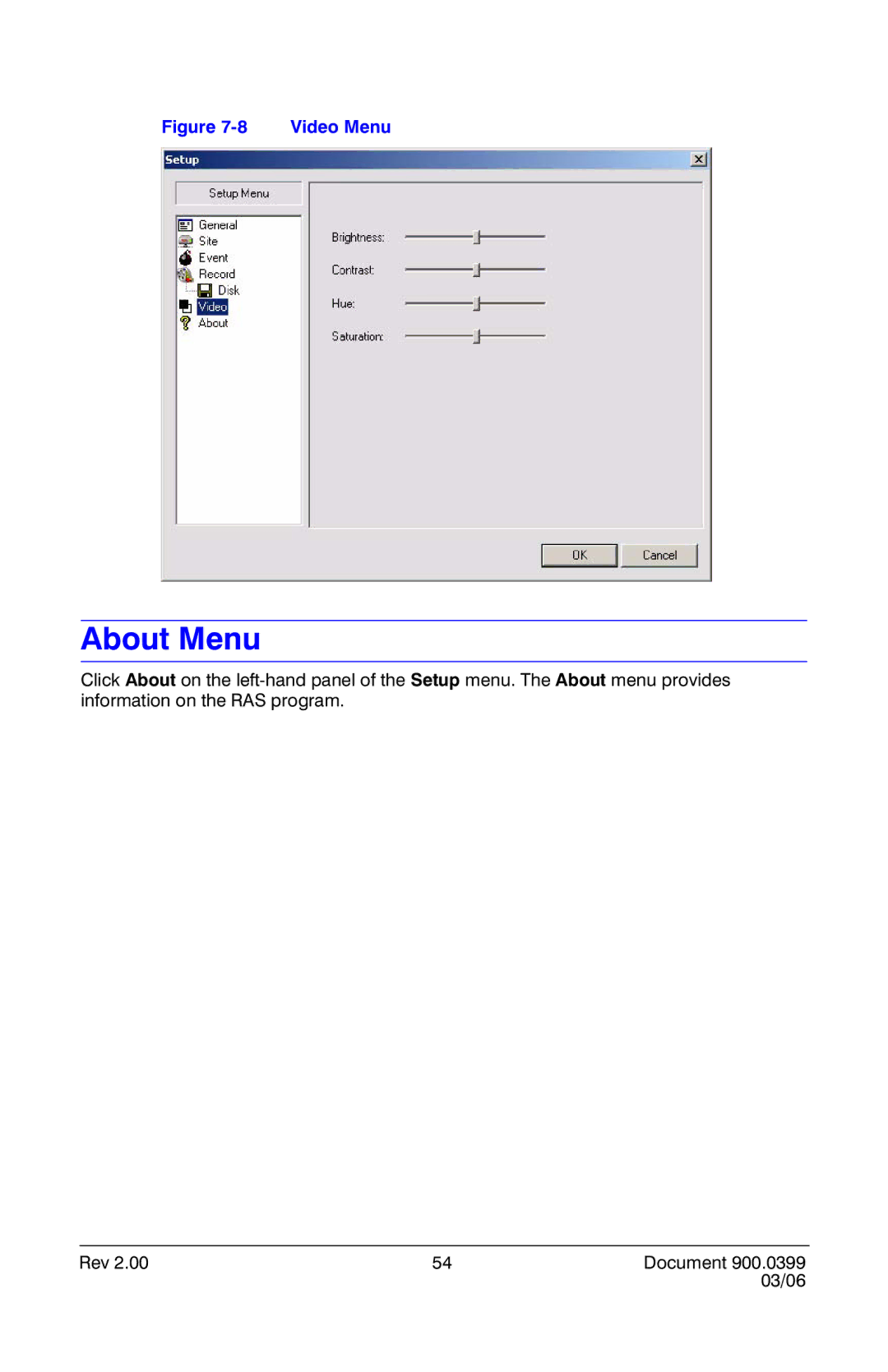 Honeywell HRDE4X4 manual About Menu 