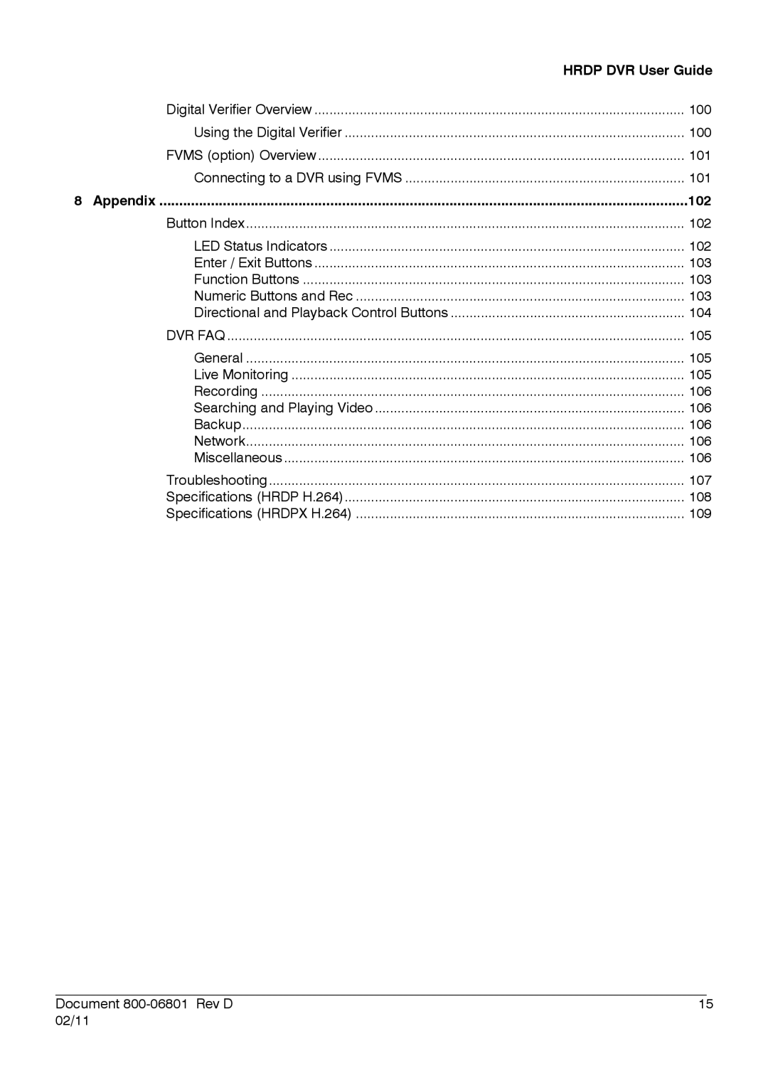 Honeywell HRDPX manual 102, Dvr Faq 