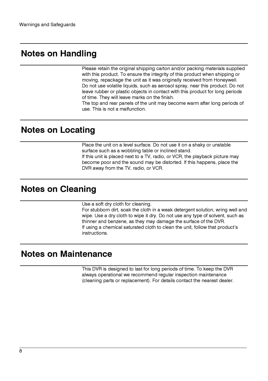 Honeywell HRDPX manual 